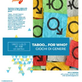 (Italiano) TABOO FOR WHO? – Giochi di Genere